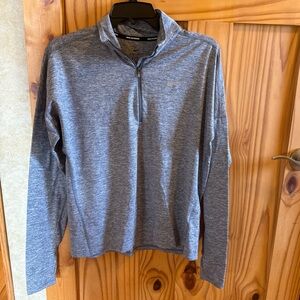 Nike Drifit Women’s Small Heather Blue Quarter-Zip Pullover